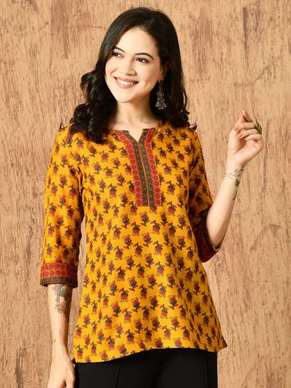 Anouk Rustic Women
                        Ethnic Motifs Printed V-Neck Kurti