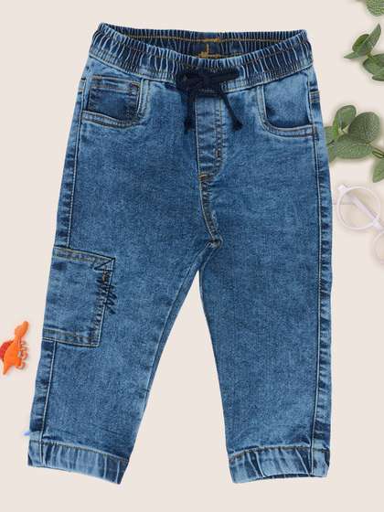 Pantaloons Baby Boys
                    Regular Fit Mid-Rise Light Fade Jeans