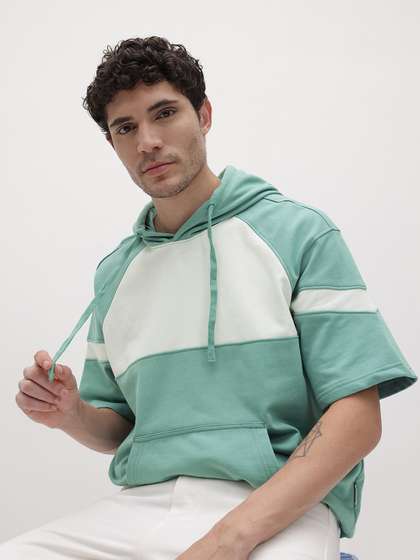 The Roadster Life
                        Co. Hooded Raglan Sleeves Relaxed Swear T-shirt