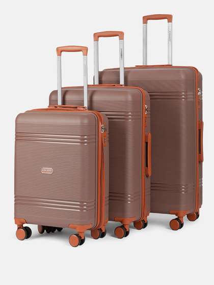 Priority Unisex Set of
                      3 360 Degree Rotation Hard-Sided Trolley Bags