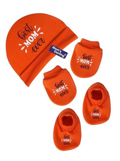 Mom's Darling
                    Kids-Unisex Multicoloured Cotton Caps