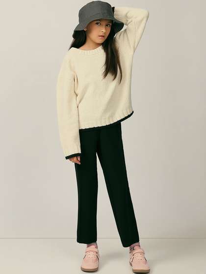 Vero Moda Girls
                    High-Rise Pleated Trousers