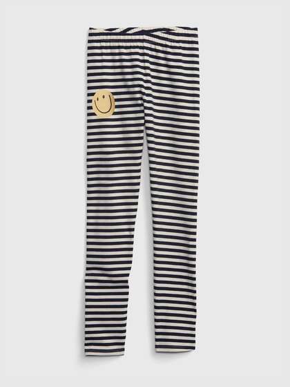 GAP Girls Striped
                    Skinny-Fit Mid-Rise Leggings