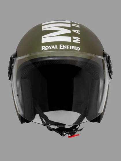 Royal Enfield Men
                    Graphic Printed ISI & DOT Open Face Helmets