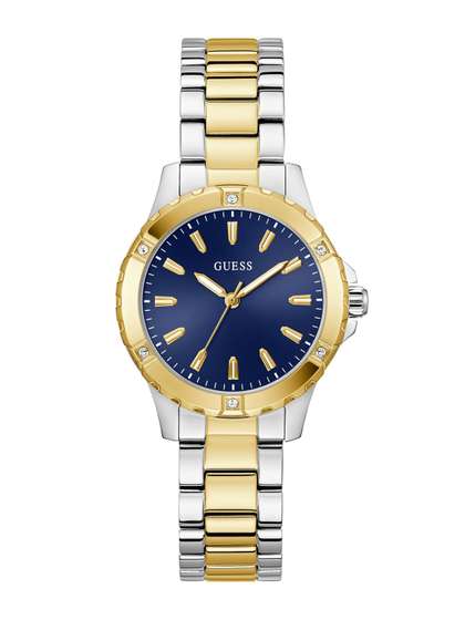GUESS Round 35mm
                        Blue Dial Analog Women Watch - GW0948L3