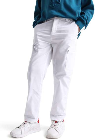 RARE ONES Boys Cotton
                    Mid-Rise Trousers