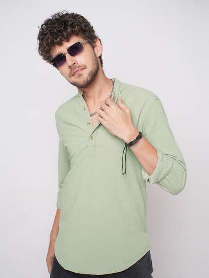 VASTRADO Men
                          Jacquard Timeless Textured Kurta