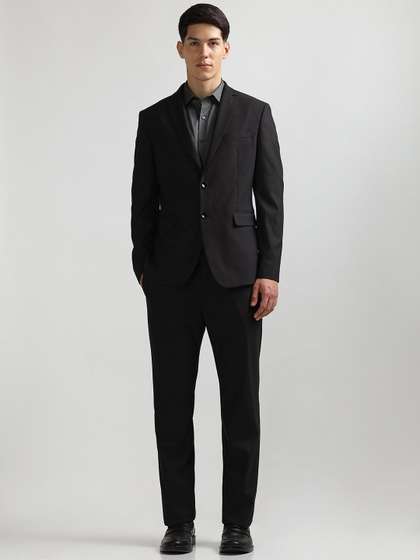 Arrow Men Tailored-Fit
                      Single-Breasted Two-Piece Suit