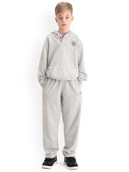 RARE ONES Boys Cotton
                    Mid-Rise Track Pants