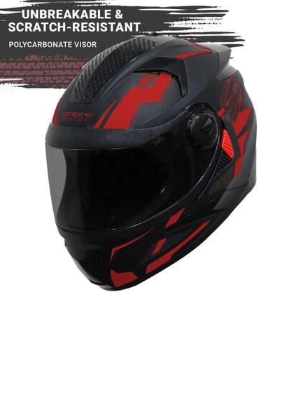Steelbird SBH-17 Robot
                    Terminator Printed Full Face Scratch Resistant
                    Riding Helmet