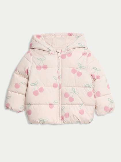 Marks & Spencer
                    Cherry Padded Hooded Lightweight Coat