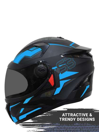 Steelbird SBH-17 Robot
                    Terminator Printed Full Face Scratch Resistant
                    Riding Helmet
