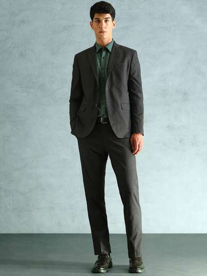 Arrow Tailored-Fit
                        Single-Breasted Two-Piece Suit