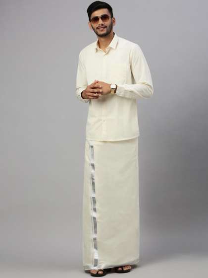 Ramraj Kora Cotton
                        Double Layer Dhoti