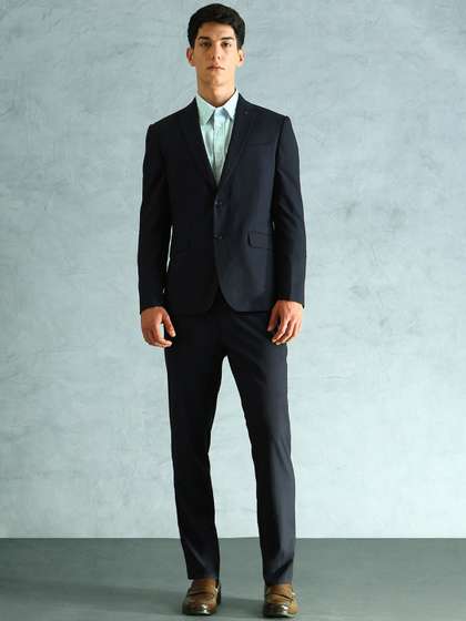 Arrow Tailored-Fit
                        Single-Breasted Two-Piece Suit