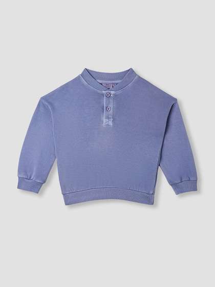 Juniors by Babyshop Boys
                    Henley Neck Long Sleeves Cotton Pullover Sweatshirt
