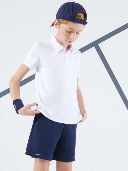 Decathlon Kuikma - Kids
                    Navy Blue TSH Dry Breathable Tennis Shorts
