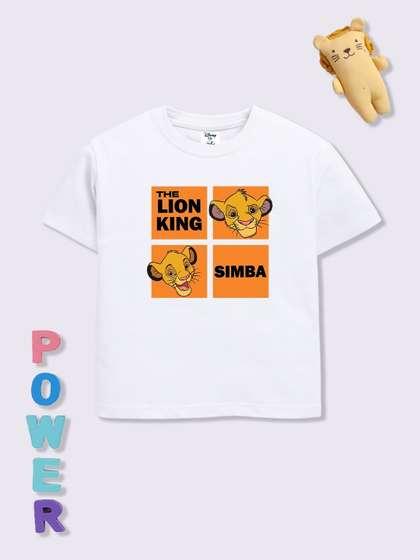 YK Disney Boys Simba
                      Printed T-shirt