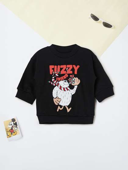 max Boys Printed Round
                    Neck Sweatshirt