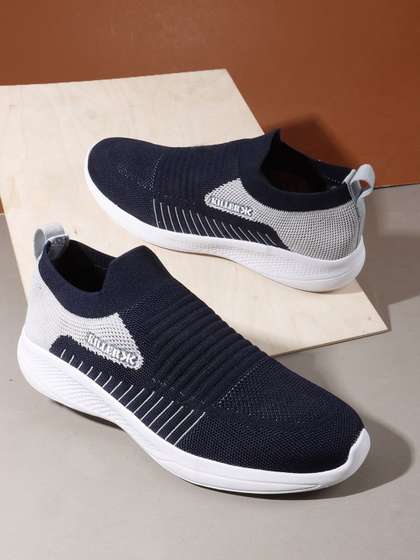 Killer Men
                          Colourblocked Round Toe Slip-On Sneakers With
                          Lightweight Technology