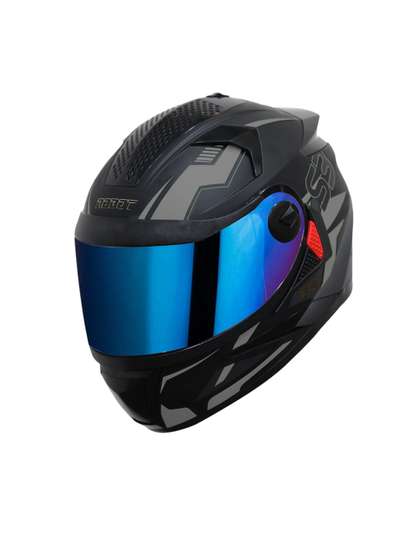 Steelbird SBH-17 Robot
                    Terminator Printed Full Face Scratch Resistant
                    Riding Helmet