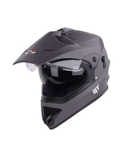 Steelbird SBH 13
                    Motocross GT ISI Certified Double Visor Full Face
                    Helmet