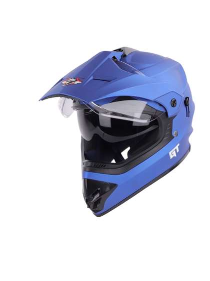 Steelbird SBH 13
                      Motocross GT ISI Certified Double Visor Full Face
                      Helmet