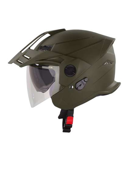 Steelbird SBH 23 GT Plus
                    Open Face ISI Certified Motorbike Helmet