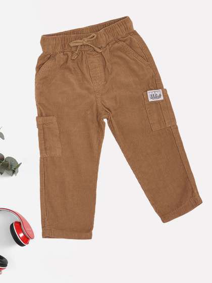 Pantaloons Baby Boys
                    Regular Fit Mid-Rise Cotton Cargo Trousers