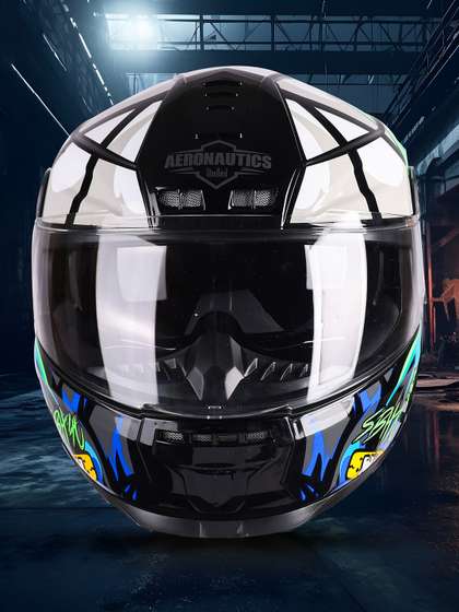 Steelbird SBH 40 Crazy
                    Doe Bluetooth Full Face ISI Certified Motorbike
                    Helmet