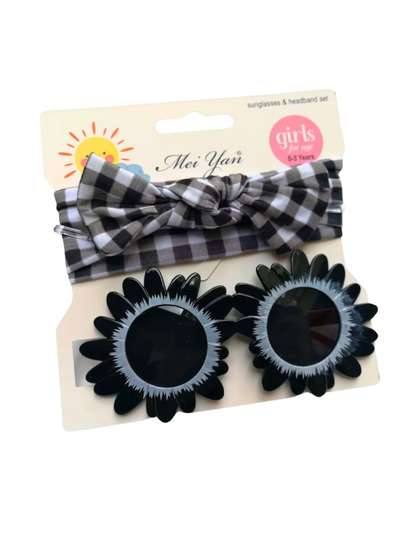 NESKA MODA Kids Black
                    Lens & Black Oversized Sunglasses with UV
                    Protected Lens