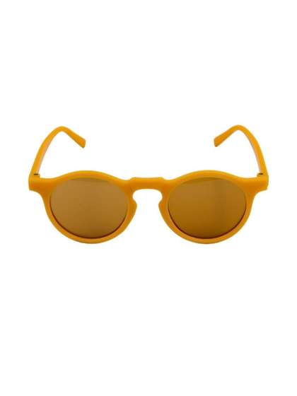 NESKA MODA Unisex Kids
                    Yellow Lens Round Sunglasses