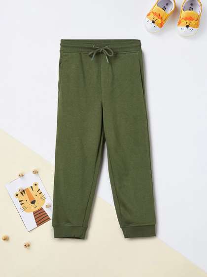 max Boys Pure Cotton
                      Mid-Rise Joggers
