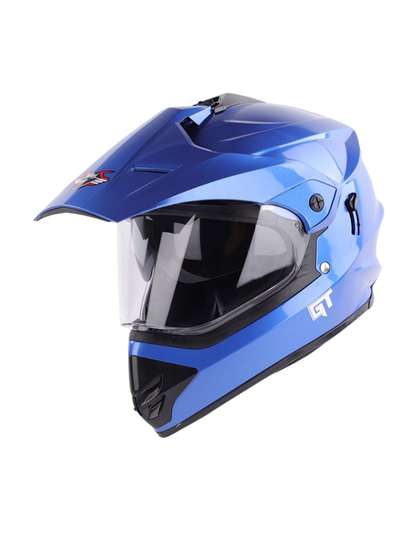 Steelbird SBH 13
                    Motocross GT Double Visor Full Face Helmet