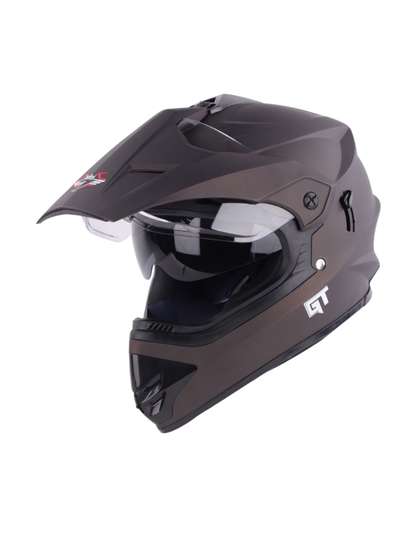 Steelbird SBH 13
                    Motocross GT ISI Certified Double Visor Full Face
                    Helmet