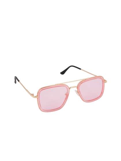 DukieKooky Unisex Kids
                    Pink Lens & Pink Aviator Sunglasses with UV
                    Protected Lens