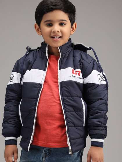Anixa Boys
                      Colourblocked Winter Hooded Puffer Jacket