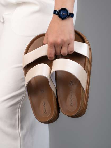 Mast & Harbour
                        Women Open Toe Flats