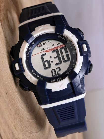PAPIO Kids Solid Dial
                    & Textured Straps Digital Watch DIGITAL-035
                    BLUE