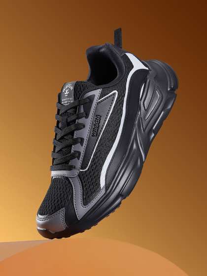 WROGN Men Woven
                          Design Sneakers