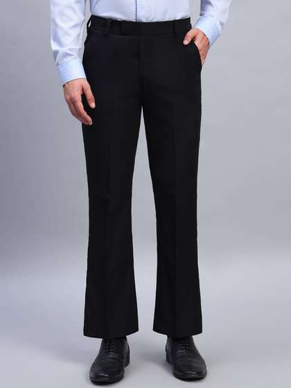 AXNIS Men Comfort
                        Easy Wash Pleated Formal Trouser
