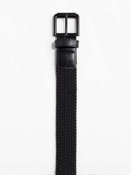 H&M Men Black
                    Elasticated Fabric Belt