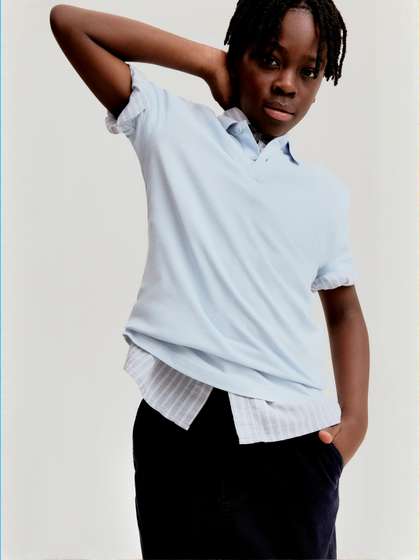 H&M Cotton Piqu
                      Polo Shirt