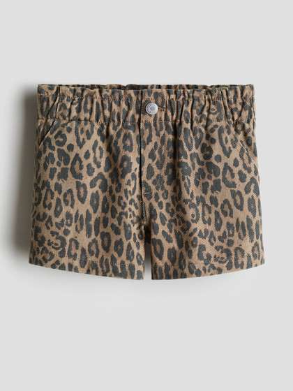 H&M Printed Cotton
                    Twill Shorts