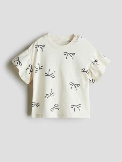 H&M Printed Cotton
                    Top
