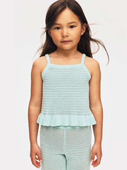 H&M Cotton-Knit
                    Strappy Top