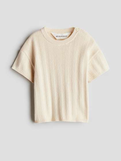 H&M Rib-Knit
                      T-Shirt