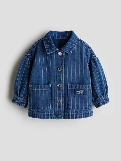 H&M Girls Pure Cotton Denim Jacket