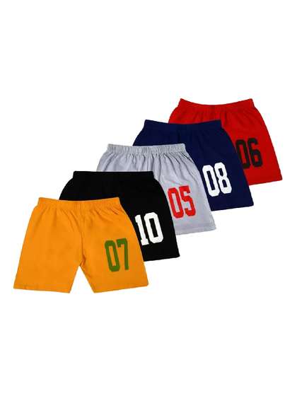 Kaff Kids Pack of 5
                    Floral Printed Shorts