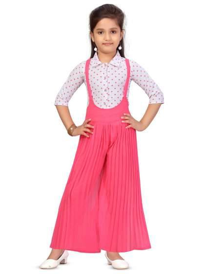 BAESD Girls Printed
                      Basic Jumpsuit